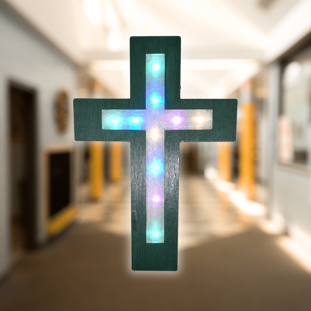 Party Cross Multi-Color Lighted Cross