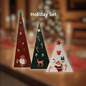 Woodcraft Spectrum's mini Christmas trees