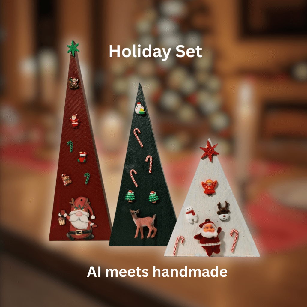 ChatGPT has become part of our creative process, not as a replacement for craftsmanship, but as a modern brainstorming partner. At Woodcraft Spectrum, we believe technology can inspire tradition, helping us continue to build rustic, timeless designs that bring warmth into homes.